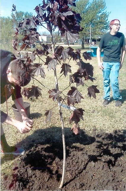 Tree Planting at 101 Club
